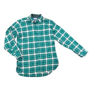 Pendleton Men’s Medium Wool Turquoise Green and Blue Plaid Shirt